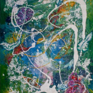 Heavenly Sprouts Abstraction Painting